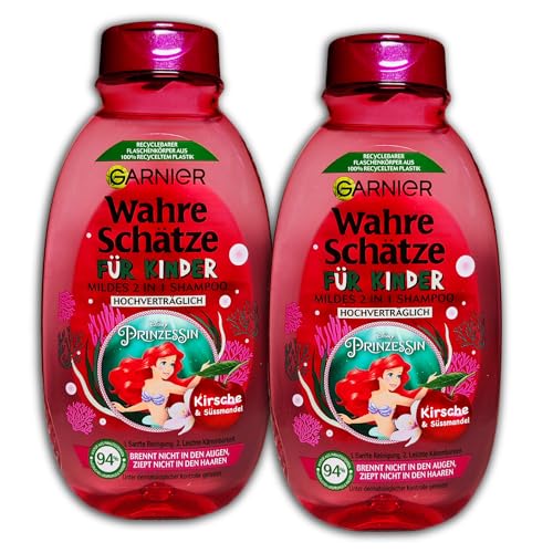 2 er Pack Garnier Wahre Schätze Shampoo Kirsche Kids 2 x 250 ml von Garnier