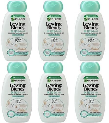 6x Garnier Wahre Schätze Mildes 2in1 Shampoo & Spülung für Kinder,250ml (6er Pack) von Garnier