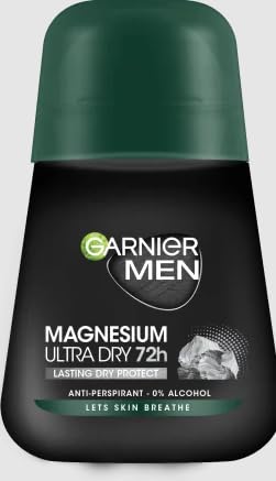 GARNIER DEO ROLL ON MEN MAGNESIUM ULTRA DRY 72 H 50 ML PACK OF 4 von Garnier