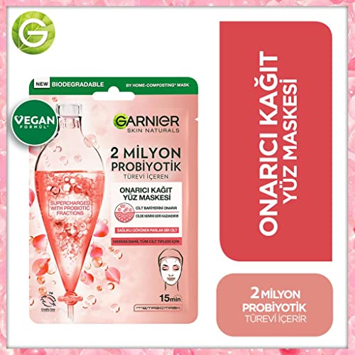 Garnier 2 Millionen probiotische Derivate Reparatur Papier Gesichtsmaske von Garnier