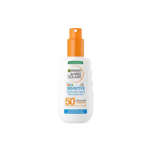 Garnier Ambre Solaire Advanced Sensitive Kids Ceramide Protect Spray SPF50+, 150 ml von Garnier