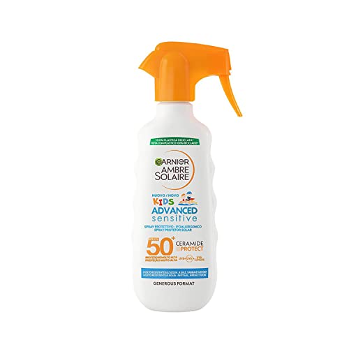 Garnier Ambre Solaire Advanced Sensitive Kids Ceramide Protect Spray Schutzdose SPF50+, 270 ml von Garnier