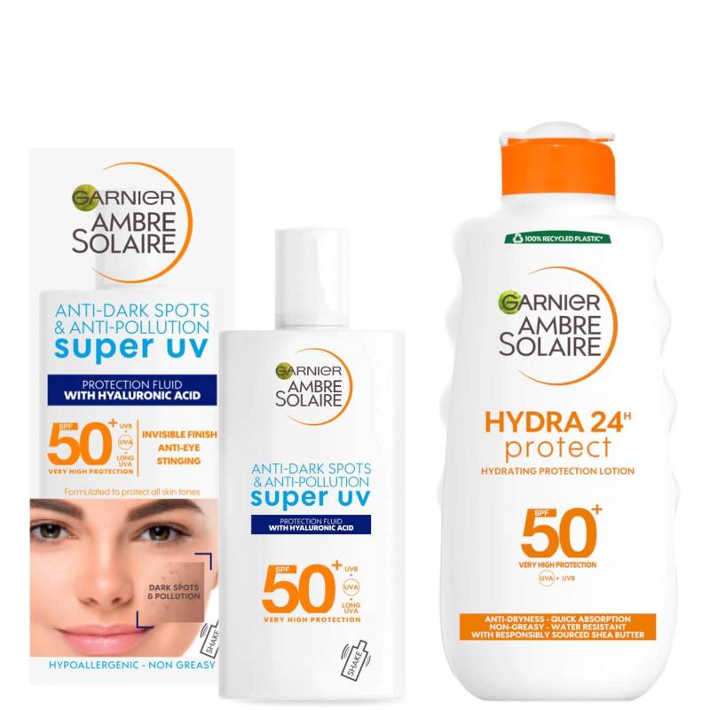 Garnier Ambre Solaire Face and Body SPF50 Bundle von Garnier