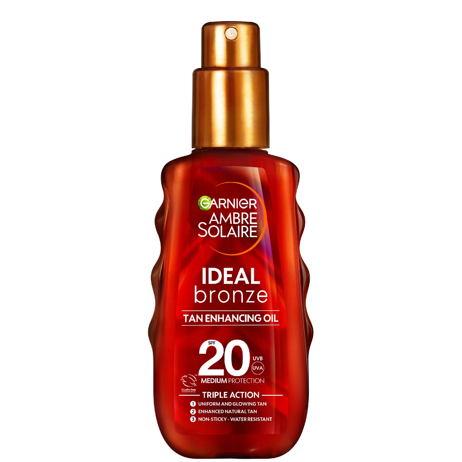 Garnier Ambre Solaire Ideal Bronze Schutzöl LSF20  Sonnencreme-Spray 150 ml von Garnier