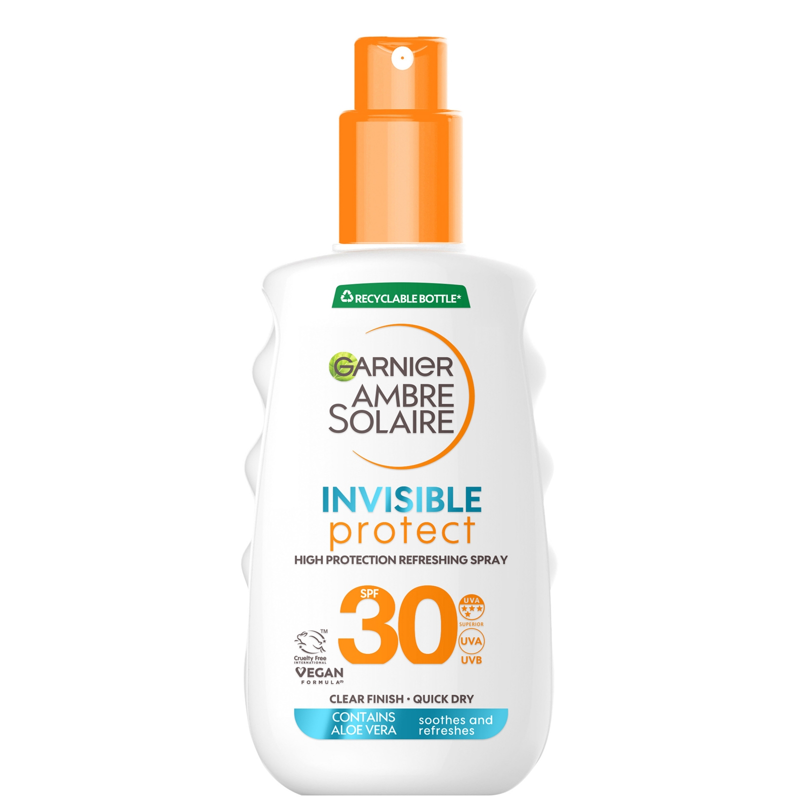 Garnier Ambre Solaire Invisible Protect Sun Protection Spray SPF30 Invisible Finish Sun Cream Spray 150ml Garnier Ambre Solaire Invisible Protect Sun Protection Spray SPF30 Invisible Finish Sun Cream Spray 150ml von Garnier