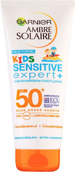 Garnier Ambre Solaire Kids Sensitive expert+ Milch LSF 50+ 200 ml von Garnier