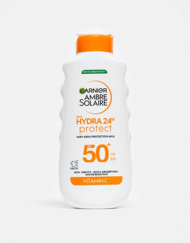 Garnier - Ambre Solaire LSF 50+ Hydra 24 Hour Protect - Feuchtigkeitsspendende Sonnenmilch, 175 ml-Keine Farbe von Garnier