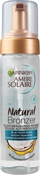 Garnier Ambre Solaire Natural Bronzer Selbstbräunungs-Mousse Selbstbräunungsschaum 200ml von Garnier