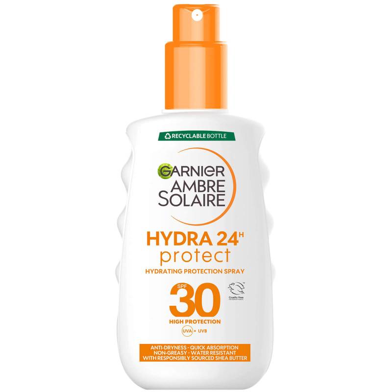 Garnier Ambre Solaire Schützendes Spray 24-Stunden-Feuchtigkeitspflege LSF 30 200 ml von Garnier