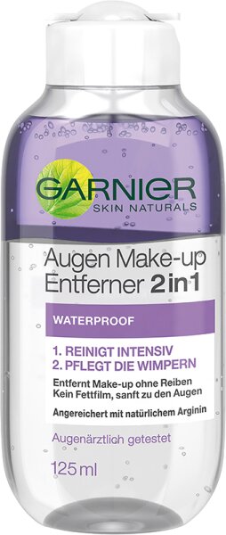 Garnier Augen Make-up Entferner 2in1 Waterproof Reinigungsfluid 125ml von Garnier