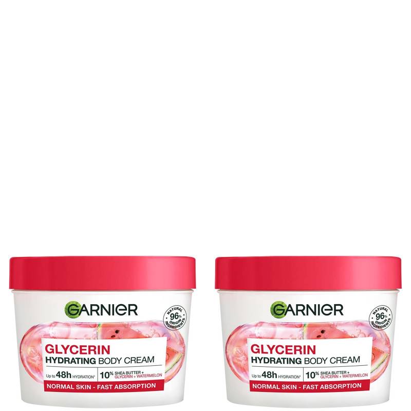 Garnier Body Superfood, Nourishing Body Cream Duos - Watermelon & Hyaluronic Acid von Garnier