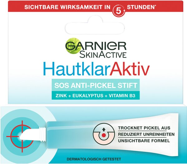 Garnier SkinActive Hautklar Aktiv SOS Anti-Pickel Stift Anti-Pickelpflege 10ml von Garnier