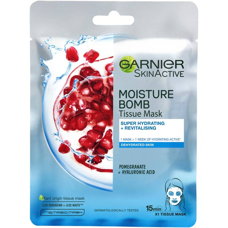 Garnier Moisture Bomb Pomegranate Hydrating Face Sheet Mask Garnier Moisture Bomb Pomegranate Hydrating Face Sheet Mask von Garnier