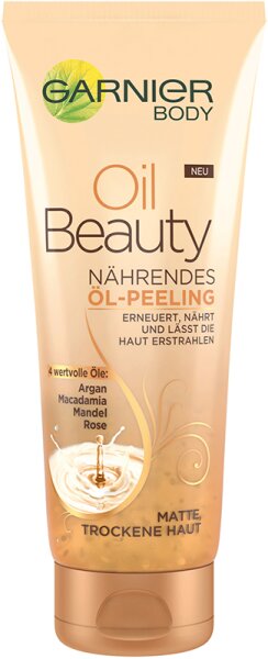 Garnier Oil Beauty Nährendes Öl-Peeling Körperpeeling 200ml von Garnier