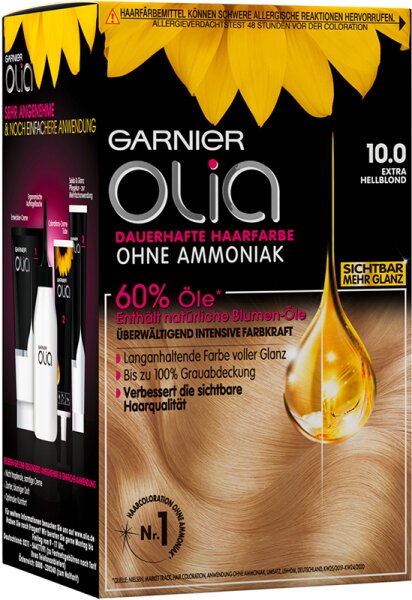 Garnier Olia dauerhafte Haarfarbe 10.0 Extra Hellblond Coloration 1 Stk. von Garnier