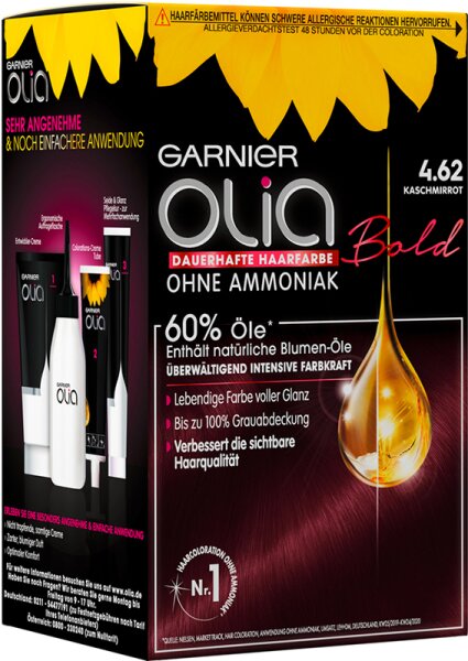 Garnier Olia dauerhafte Haarfarbe 4.62 Kaschmirrot Coloration 1 Stk. von Garnier