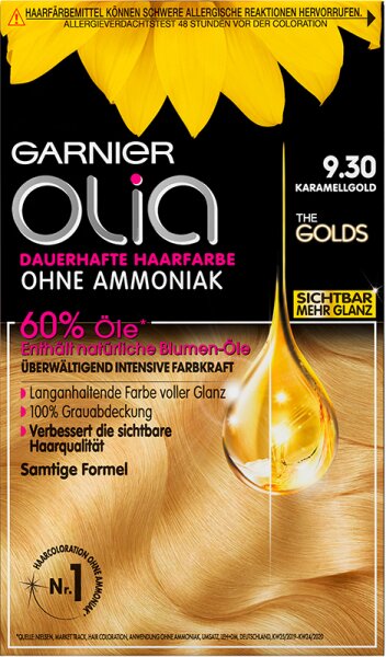 Garnier Olia dauerhafte Haarfarbe Nr. 9.30 Karamellgold 1 Stk. von Garnier