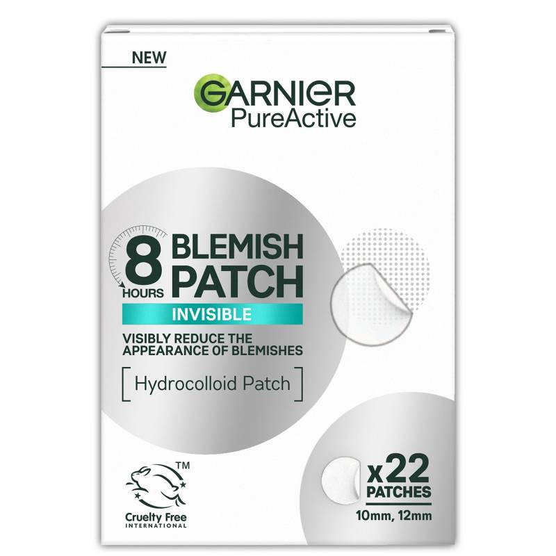 Garnier Pure Active 8hr Invisible Hydrocolloid Blemish Patch Cruelty Free & Vegan - 22 patches von Garnier