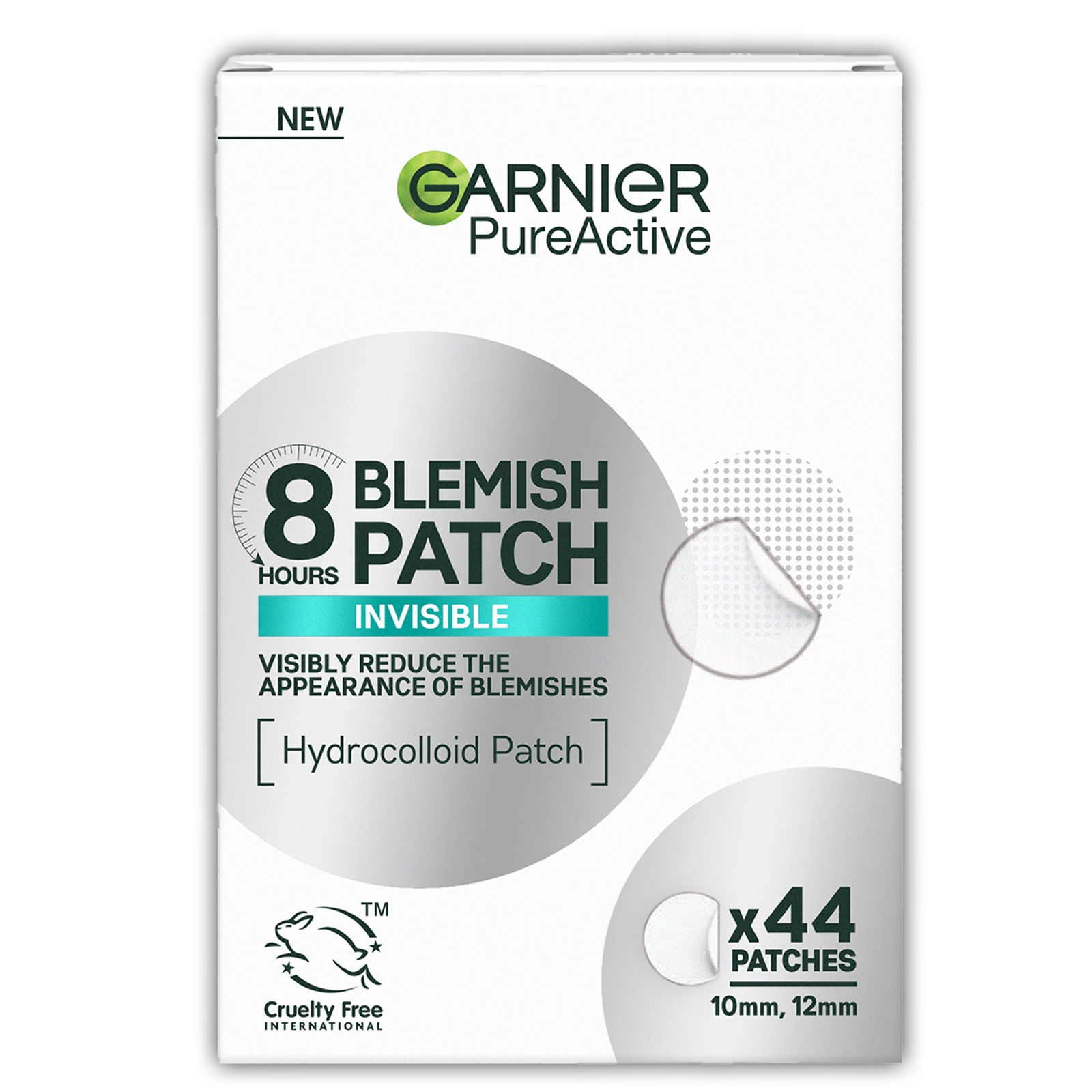 Garnier Pure Active 8hr Invisible Hydrocolloid Blemish Patch Cruelty Free & Vegan - 44 patches Garnier Pure Active 8hr Invisible Hydrocolloid Blemish Patch Cruelty Free & Vegan - 44 patches von Garnier