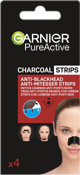 Garnier PureActive Charcoal Strips Anti-Mitesser Gesichtsmaske 1Stk von Garnier