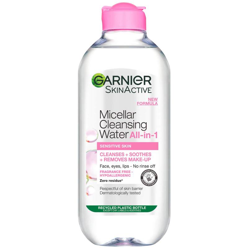 Garnier Mizellenwasser Gesichtsreinigung und Make-up-Entferner für Empfindliche Haut 400 ml von Garnier