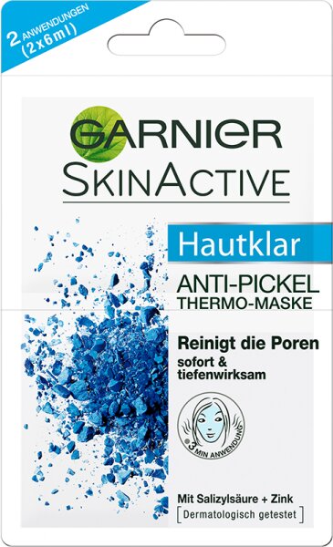 Garnier SkinActive Hautklar Anti-Pickel Thermo-Maske Gesichtsmaske 12ml von Garnier