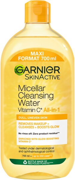 Garnier SkinActive Micellar Cleansing Water All-in-1 Vitamin C Gesichtswasser 700ml Garnier SkinActive Micellar Cleansing Water All-in-1 Vitamin C Gesichtswasser 700ml von Garnier