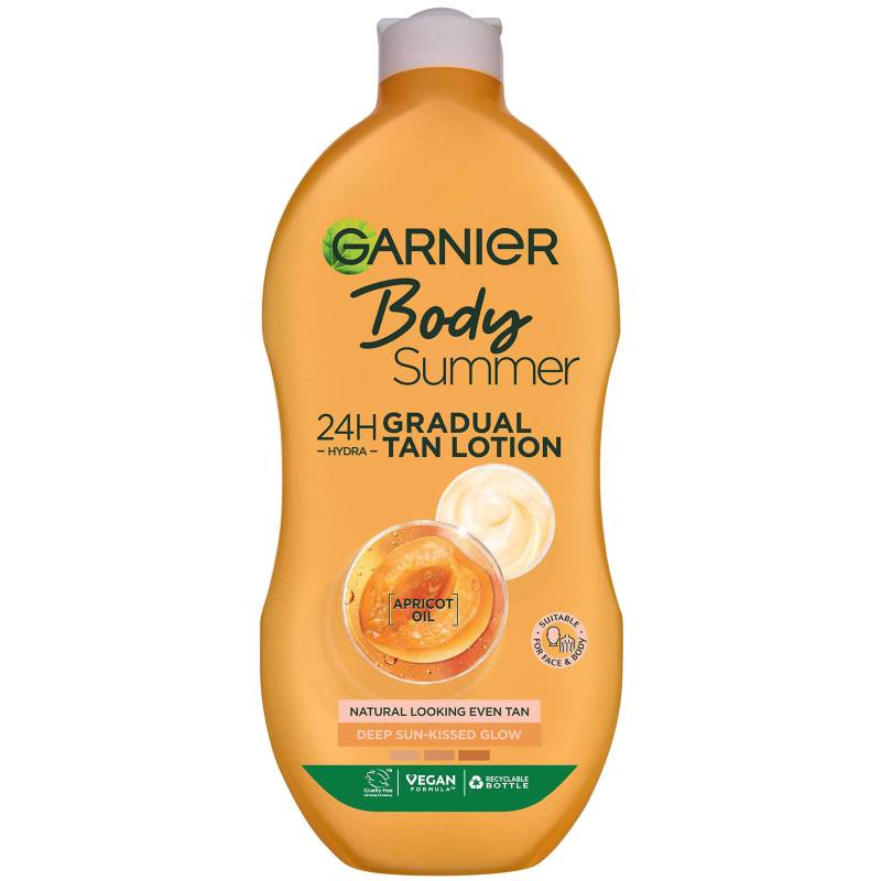 Garnier Summer Body Feuchtigkeitsspendende Stufenweise Bräunung Feuchtigkeitspflege Dunkel 400 ml von Garnier