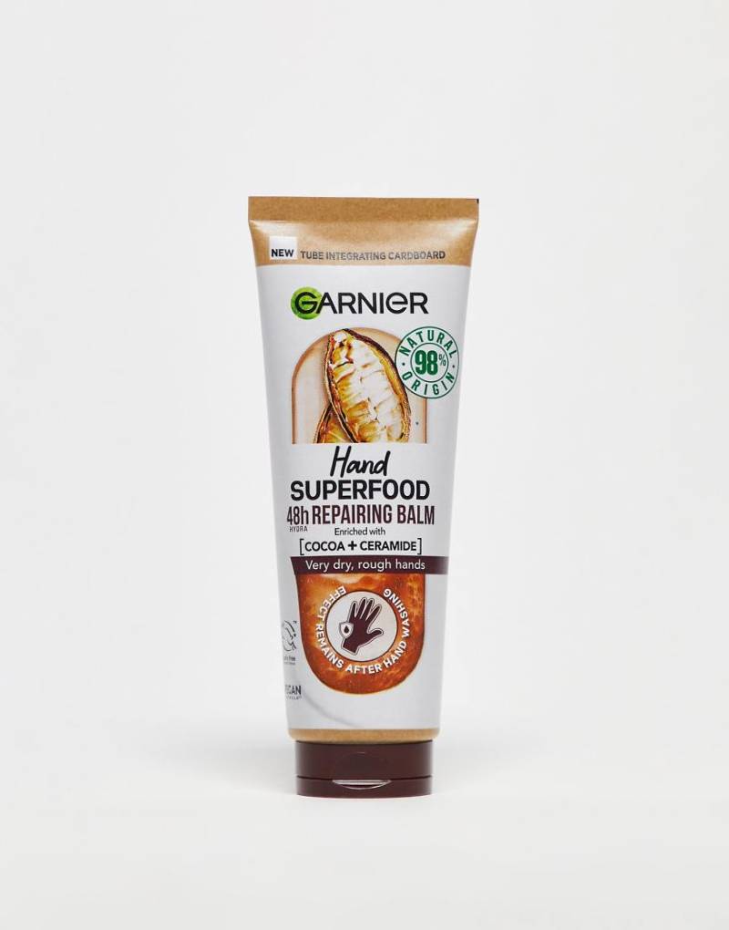 Garnier - Superfood - Reparierende Handcreme mit Kakao & Ceramid, 75 ml-Keine Farbe von Garnier