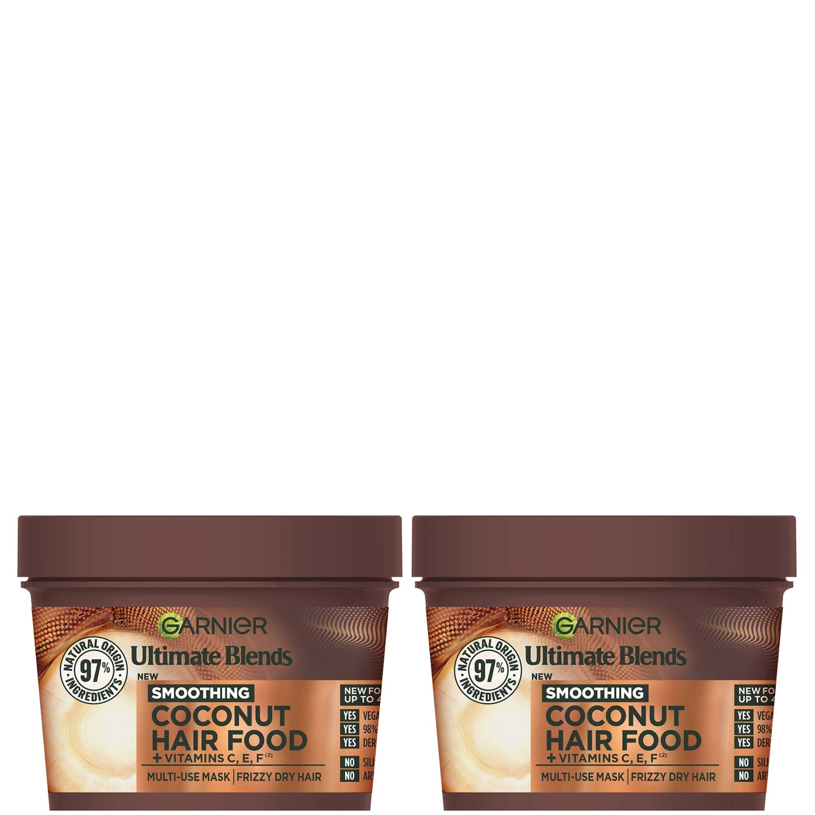 Garnier Ultimate Blends Coconut 3-in-1 Frizzy Hair Mask Duo von Garnier