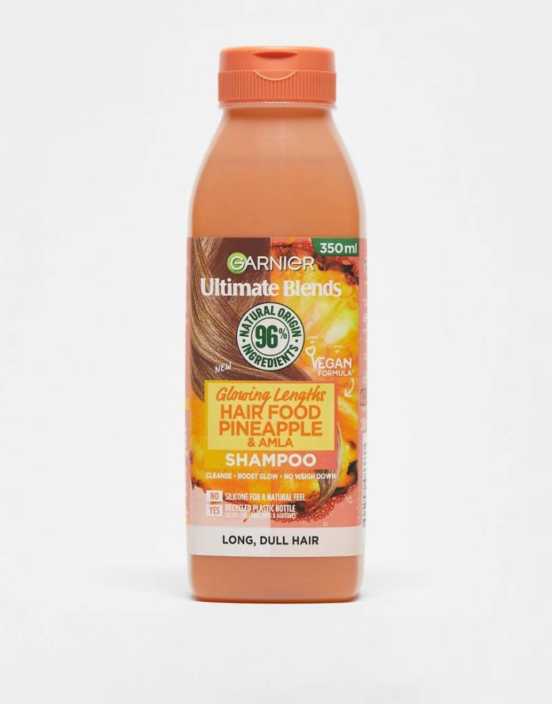 Garnier - Ultimate Blends Glowing Lengths Hair Food - Shampoo mit Ananas und Amla gegen stumpfes Haar, 350 ml-Keine Farbe von Garnier