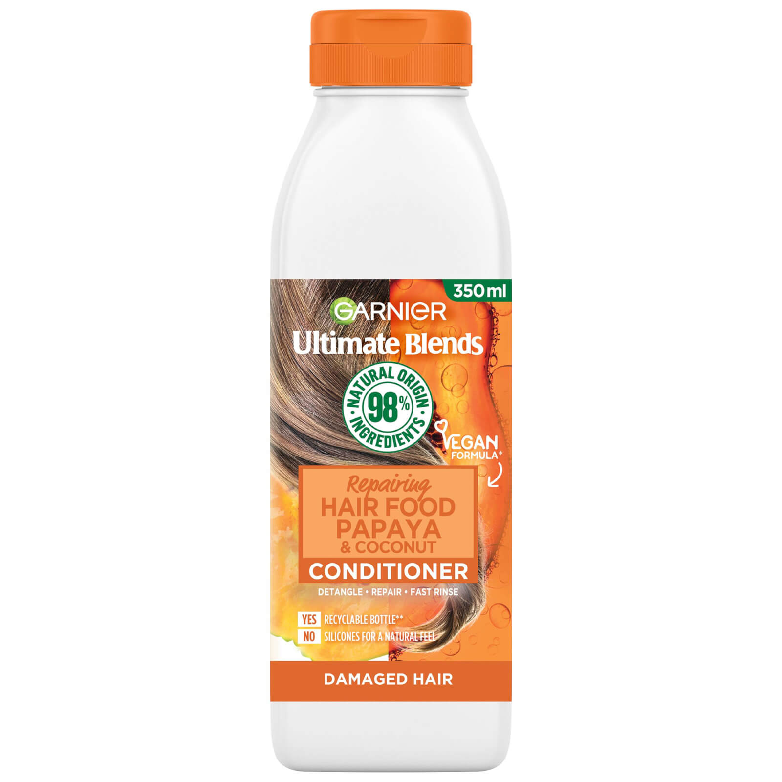 Garnier Ultimate Blends Repairing Hair Food Papaya Conditioner For Damaged Hair 350 ml von Garnier