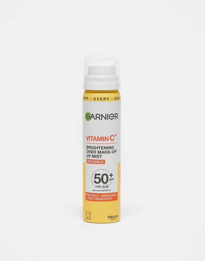 Garnier - Vitamin C Brightening Over Make-Up UV Mist - Aufhellendes Sonnenschutzspray mit LSF50+, 75 ml-Keine Farbe von Garnier