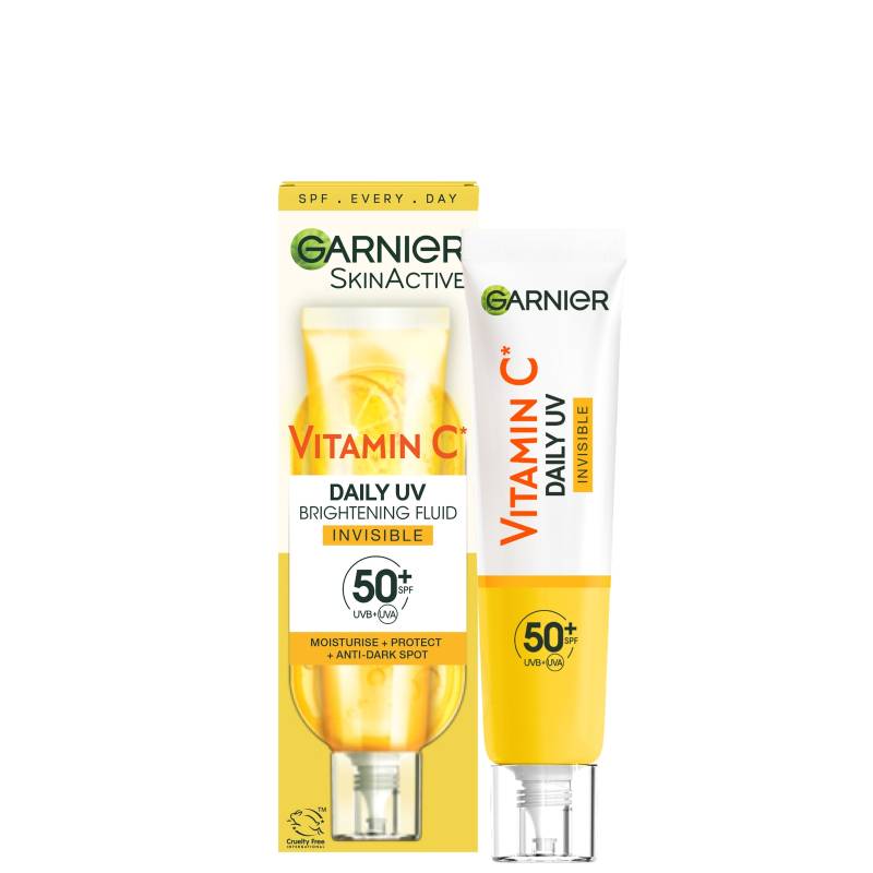 Garnier Vitamin C Täglich UV Aufhellendes Fluid Unsichtbarer LSF 50+ 40 ml von Garnier