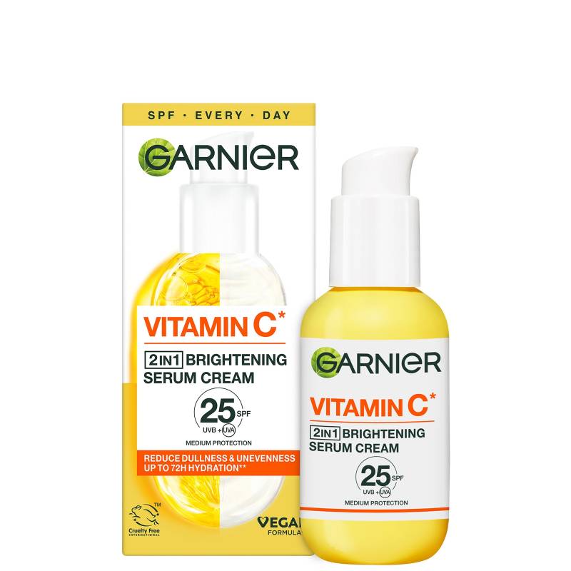 Garnier Vitamin C Serumcreme mit 20 % Vitamin C und LSF25 50 ml von Garnier