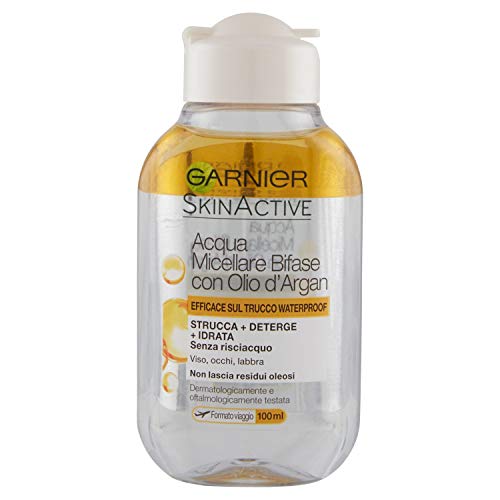 Garnier Zweiphasiges Micellarwasser mit Arganöl ohne Spülen - 100 ml Garnier Zweiphasiges Micellarwasser mit Arganöl ohne Spülen - 100 ml von Garnier