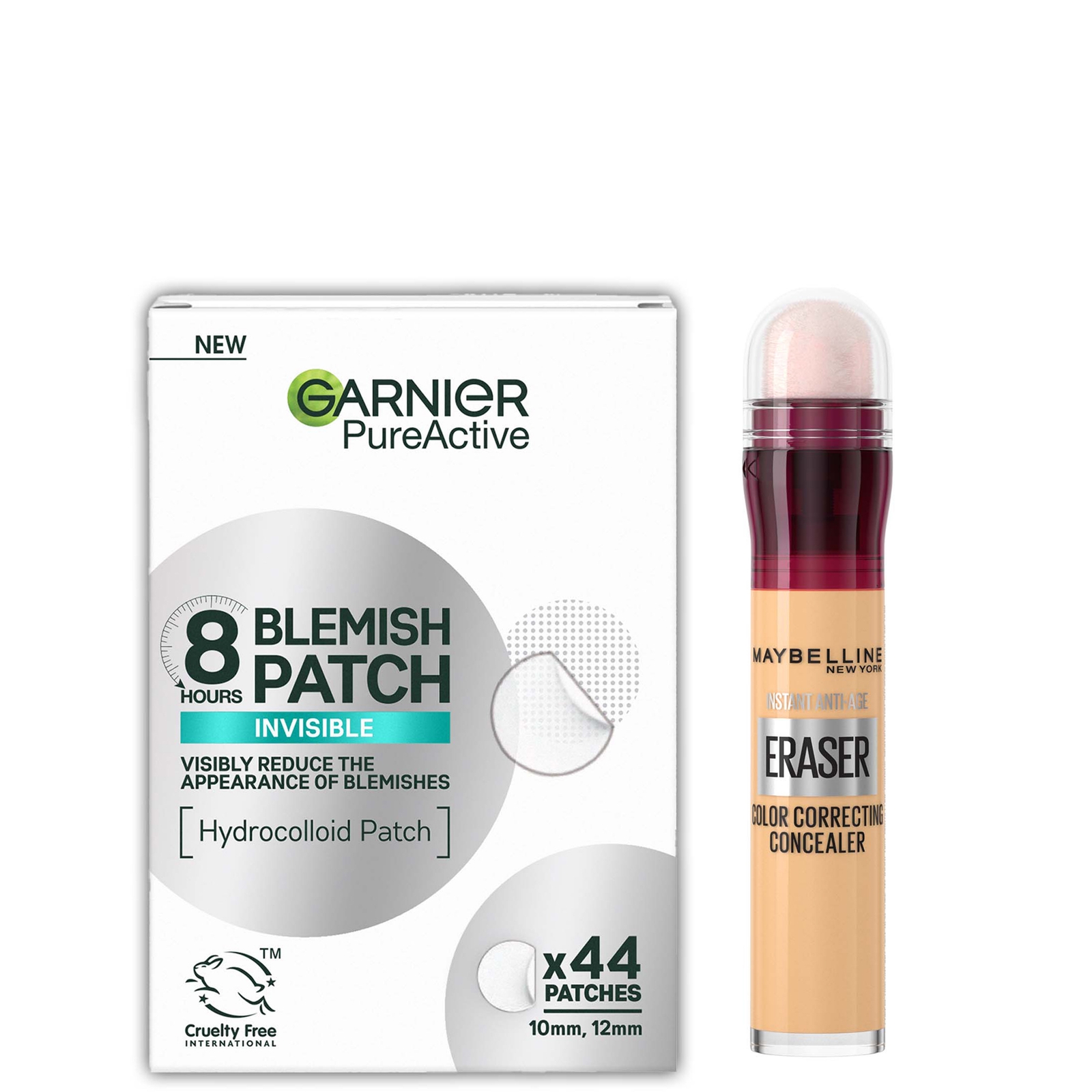 Garnier x Maybelline Patch & Conceal Bundle (Various Shades) - 06 Neutraliser von Garnier