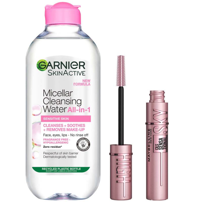 Maybelline Sky High Mascara and Garnier Micellar Water Set Maybelline Sky High Mascara and Garnier Micellar Water Set von Maybelline