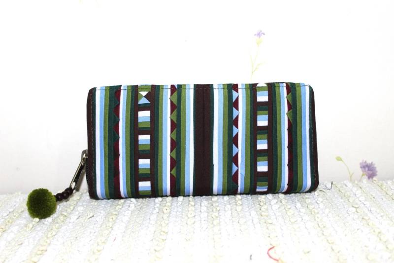 Bunte Hmong Patchwork Geldbörse Clutch - Fep1502 von GaroonBags