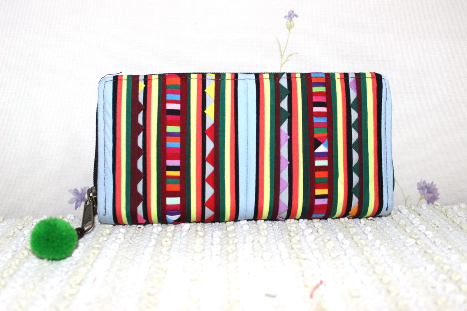 Bunte Hmong Patchwork Geldbörse Clutch - Fep1503 von GaroonBags
