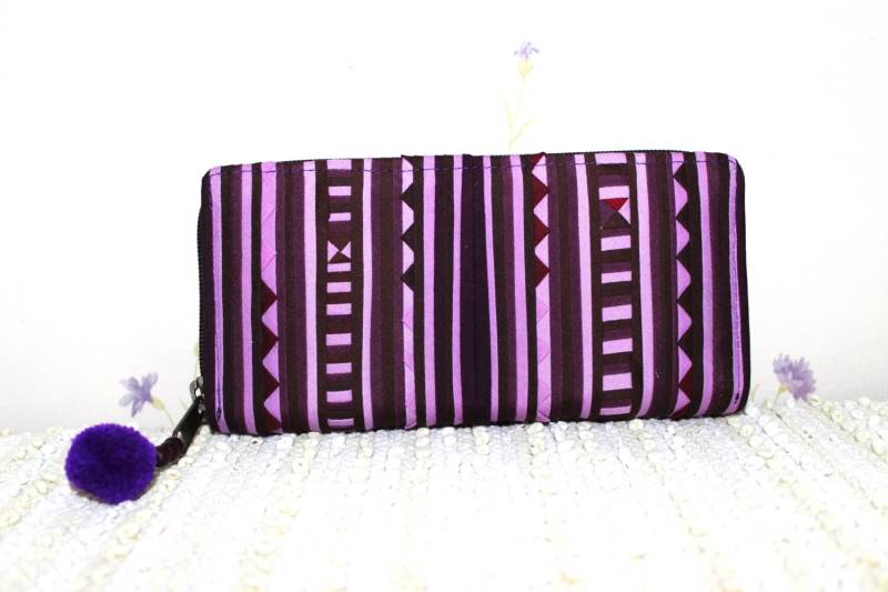 Bunte Hmong Patchwork Geldbörse Clutch - Fep1504 von GaroonBags