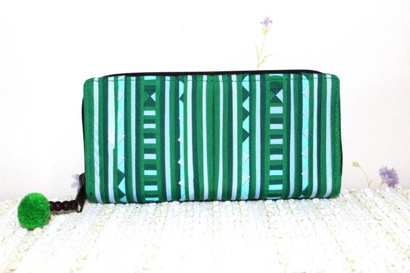 Bunte Hmong Patchwork Geldbörse Clutch - Fep1505 von GaroonBags
