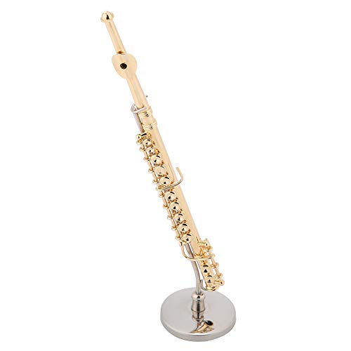 Mini Trompete Boxed Best Grade Mini Musikinstrument Modell Miniatur Flöte Replik mit Stand und Fall Vergoldete Instrument Modell Musikalische Ornamente 5.9 * 1.3 * 1.3in Mini Trompete Boxed Best Grade Mini Musikinstrument Modell Miniatur Flöte Replik mit Stand und Fall Vergoldete Instrument Modell Musikalische Ornamente 5.9 * 1.3 * 1.3in von Garosa