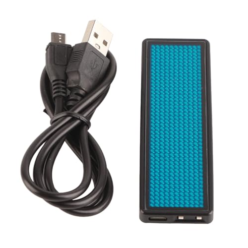 Programmierbare LED-Namensschild LED-Scrolling-Meldung Namensschild LED-Schild für Restaurant Shop Party Bar Ausstellung Flughafen Einkaufszentren Krankenhäuser 110-240V(Blau) von Garosa