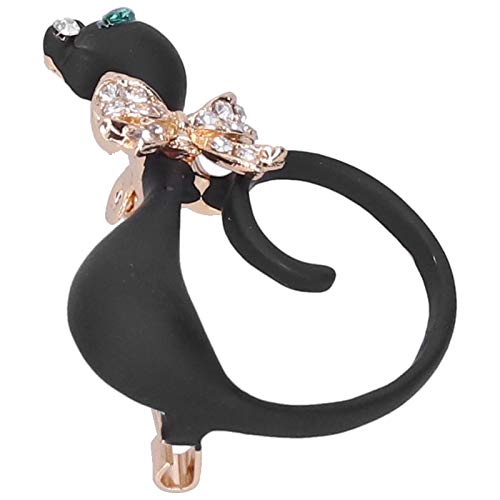 Schmuck Charming Strass Kristall Katze Tier Brosche Pin Emaille Broschen Anstecknadeln Abzeichen für Frauen Mädchen Kinder(2) von Garosa