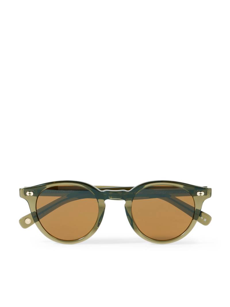 Garrett Leight California Optical - Clune X Sun Round-Frame Acetate Sunglasses - Men - Green von Garrett Leight California Optical