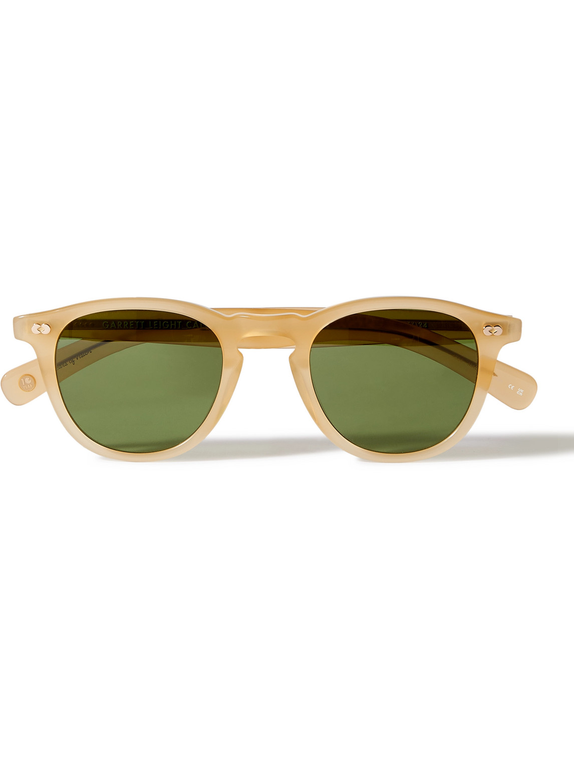 Garrett Leight California Optical - Hampton X Round-Frame Acetate Sunglasses - Men - Brown von Garrett Leight California Optical