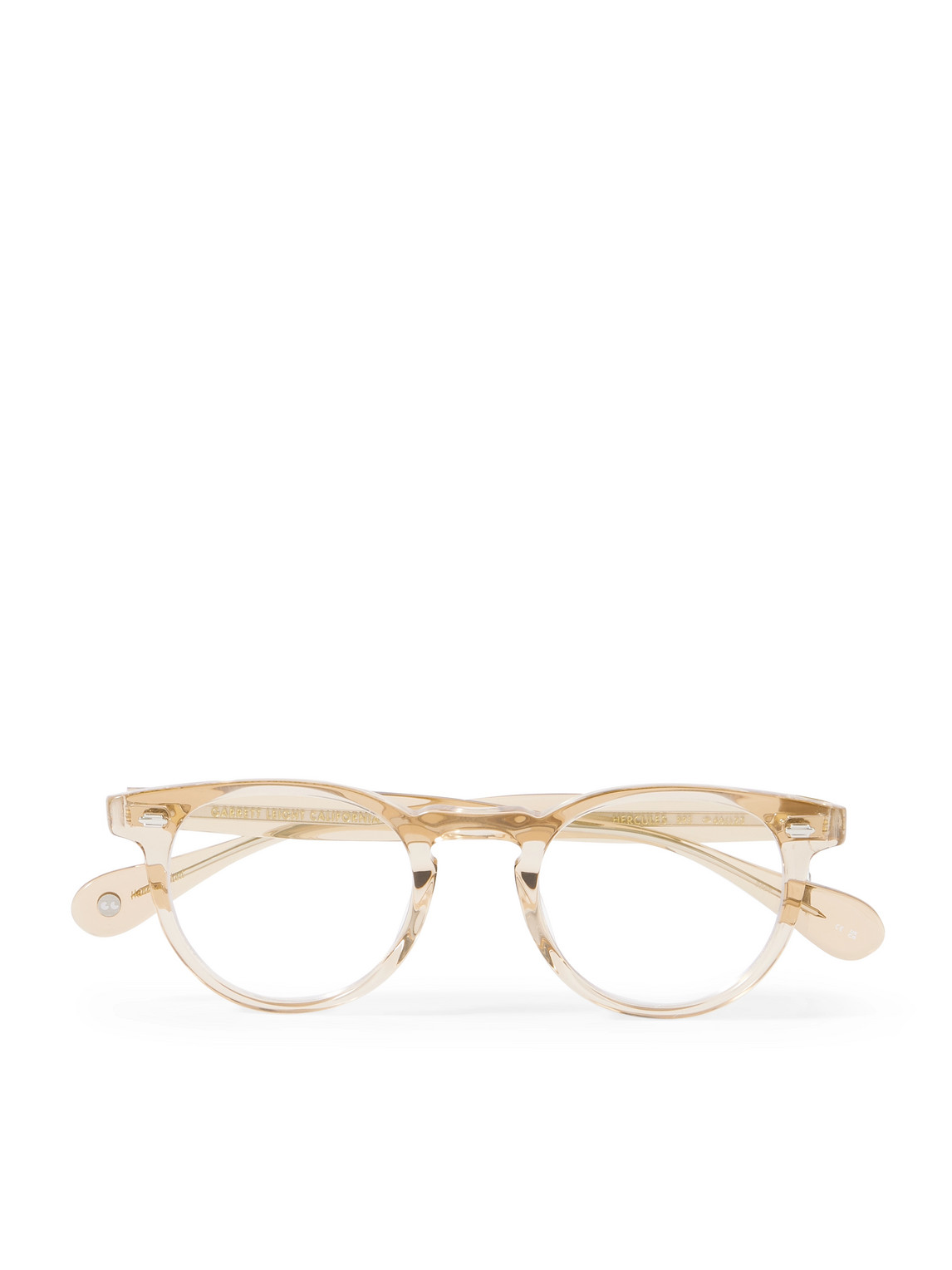 Garrett Leight California Optical - Hercules Round-Frame Acetate Optical Glasses - Men - Neutrals Garrett Leight California Optical - Hercules Round-Frame Acetate Optical Glasses - Men - Neutrals von Garrett Leight California Optical