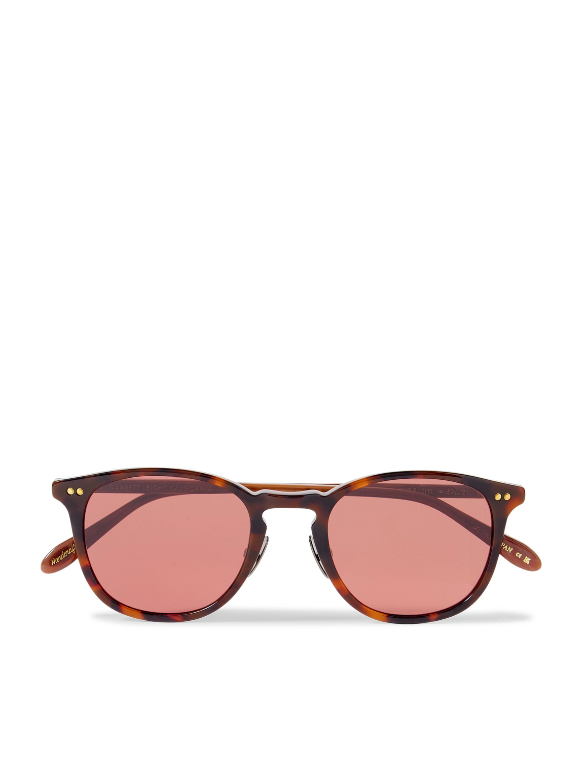 Garrett Leight California Optical - Kinney J Sun Round-Frame Tortoiseshell Acetate Sunglasses - Men - Brown von Garrett Leight California Optical