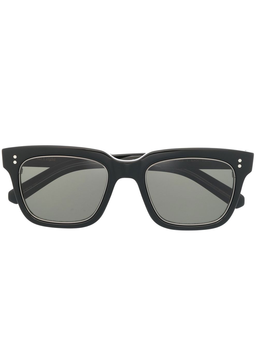 Garrett Leight Sonnenbrille mit eckigem Gestell - Schwarz von Garrett Leight